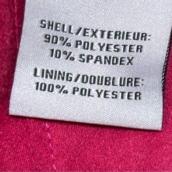 🧥‎ BAGATELLE Faux Suede Draped Moto Blazer | Style #66678 | Fuchsia Pink | Sz L - Picture 3 of 5